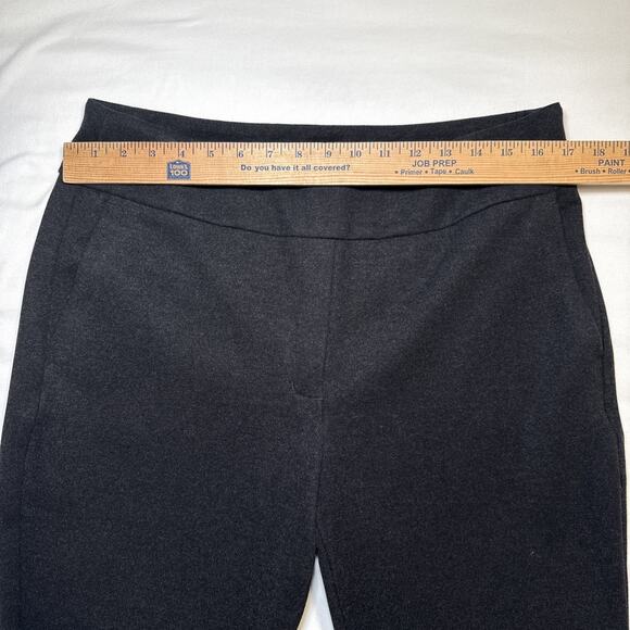 Express Boot Cut High Rise Pull On Dark Charcoal Gray Pants Career Large NWOT - Picture 5 of 11